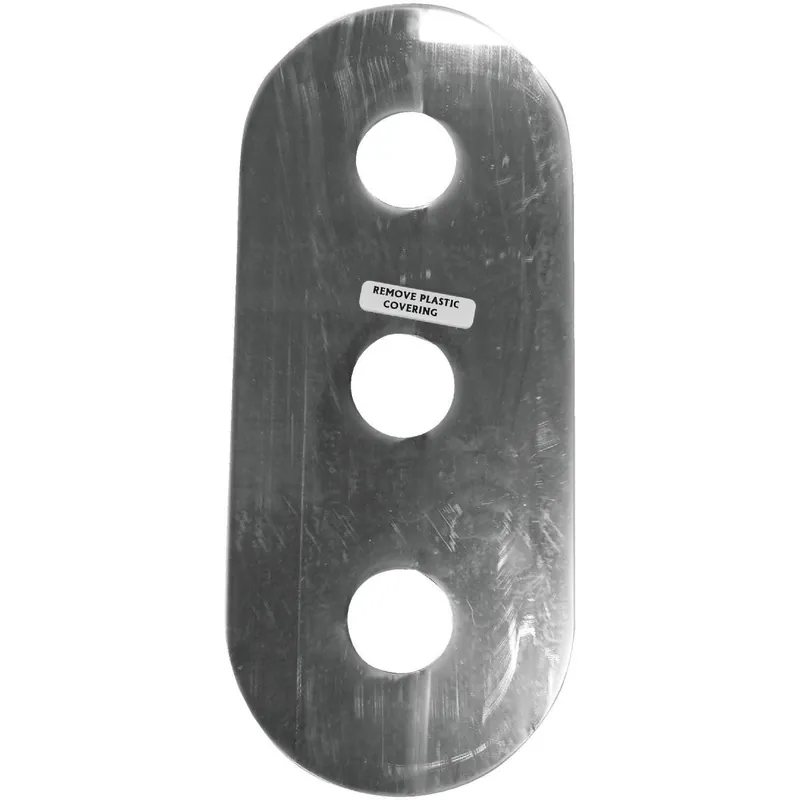 PPP CU-300 Mirrored Acrylic Triple Faucet Cover-Up Plate