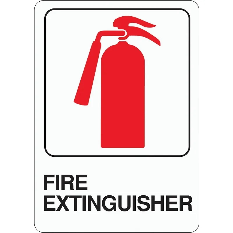 Hy-Ko D-16 Hy-Ko Deco Series Heavy-Duty Plastic Sign Fire Extinguisher