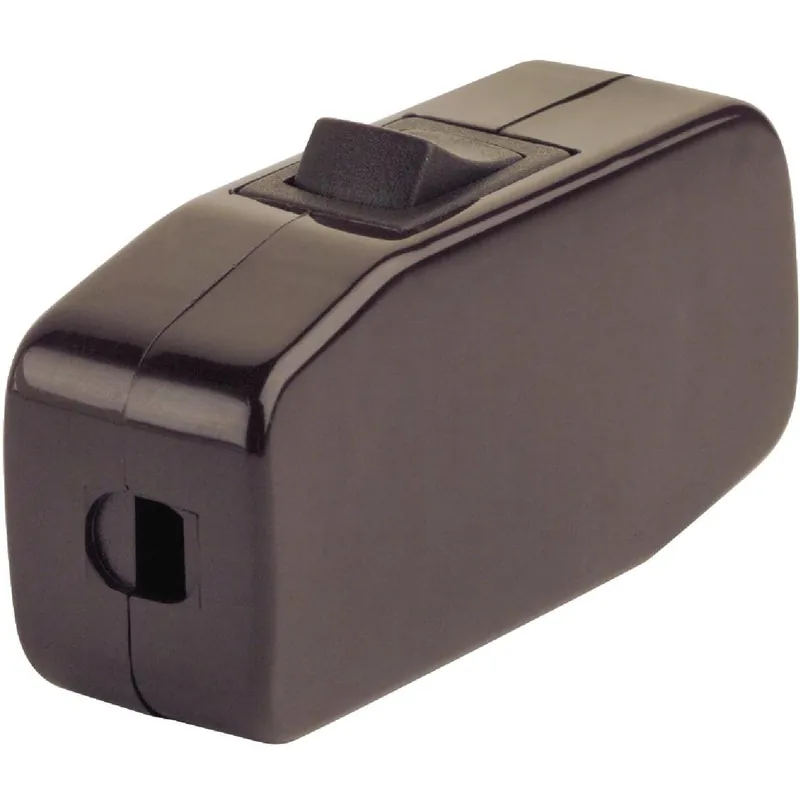 Leviton 012-5410 LVT012-5410 3A Brown Heavy-Duty Rocker Cord Switch