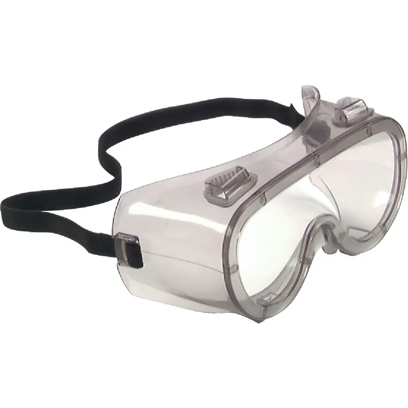 Safety Works 10031205 Chemical and Impact Gray Tint Frame Safety Goggles