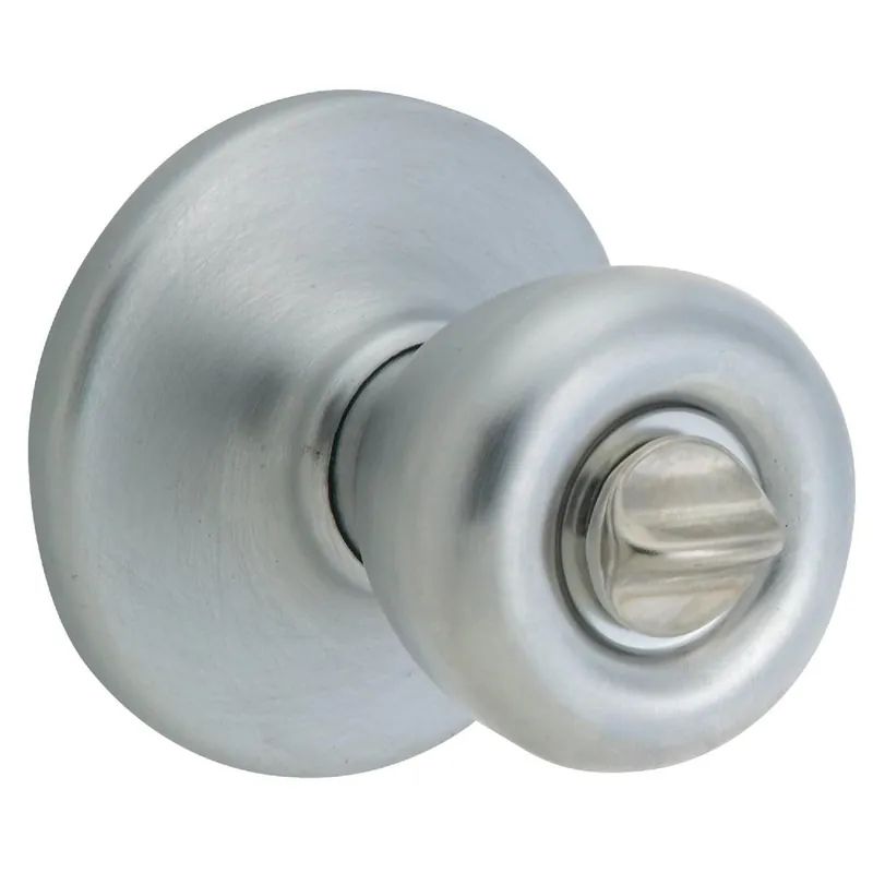 Kwikset 300T26DCPV1 Tylo Satin Chrome Bed & Bath Door Knob