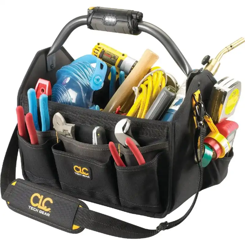 CLC L234 CLC Tech Gear 22-Pocket 15 In. Lighted Tool Tote