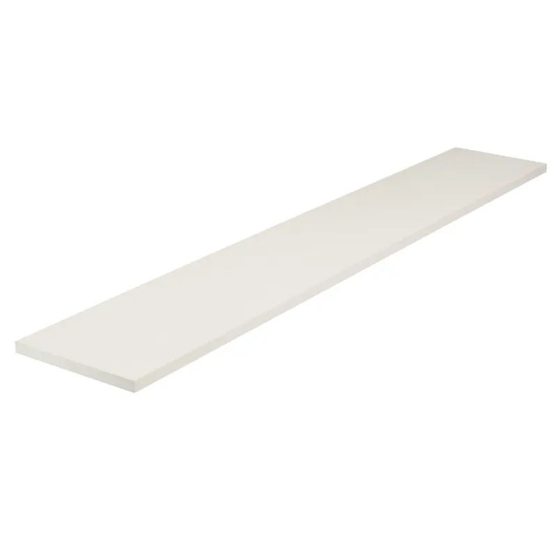 Knape & Vogt 1980WH8X48 8 In. x 48 In. White All-Purpose Shelf