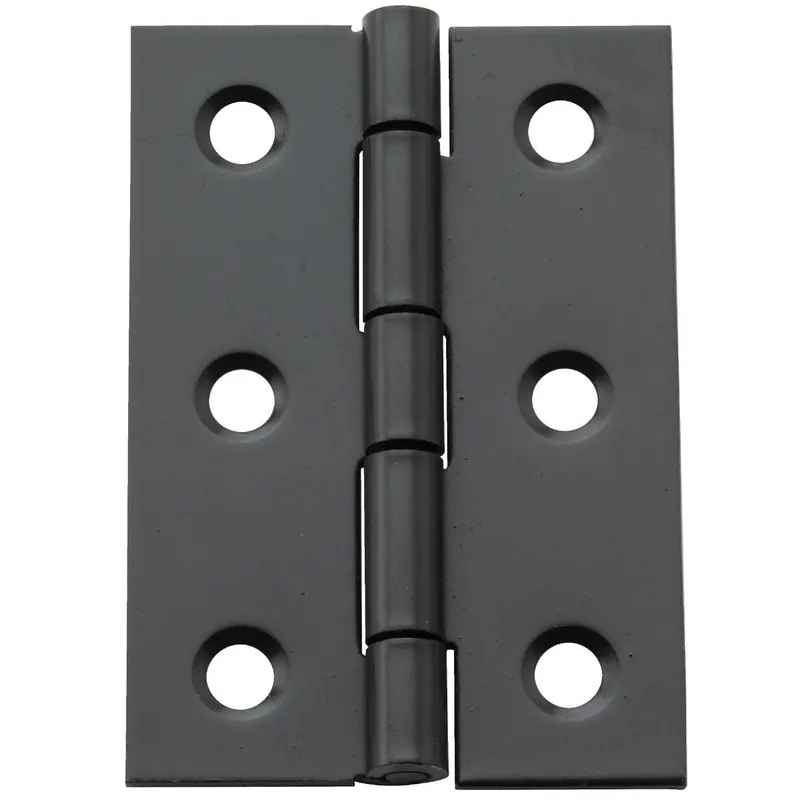 National N211021 2 In X 1-3/8 In Oil Rubbed Bronze Broad Hinge 2-Pack