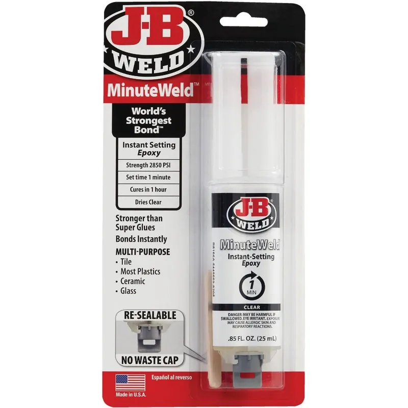 J-B Weld 50101 MinuteWeld Epoxy Syringe 0.85 Oz