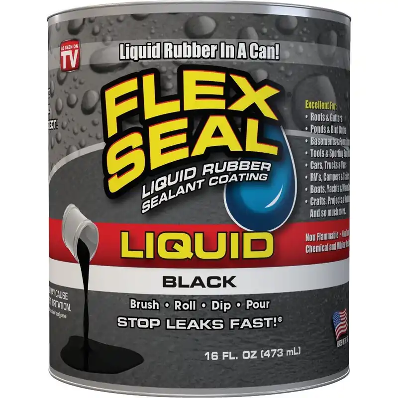 Flex Seal LFSBLKR16 Liquid Rubber Sealant Power Each