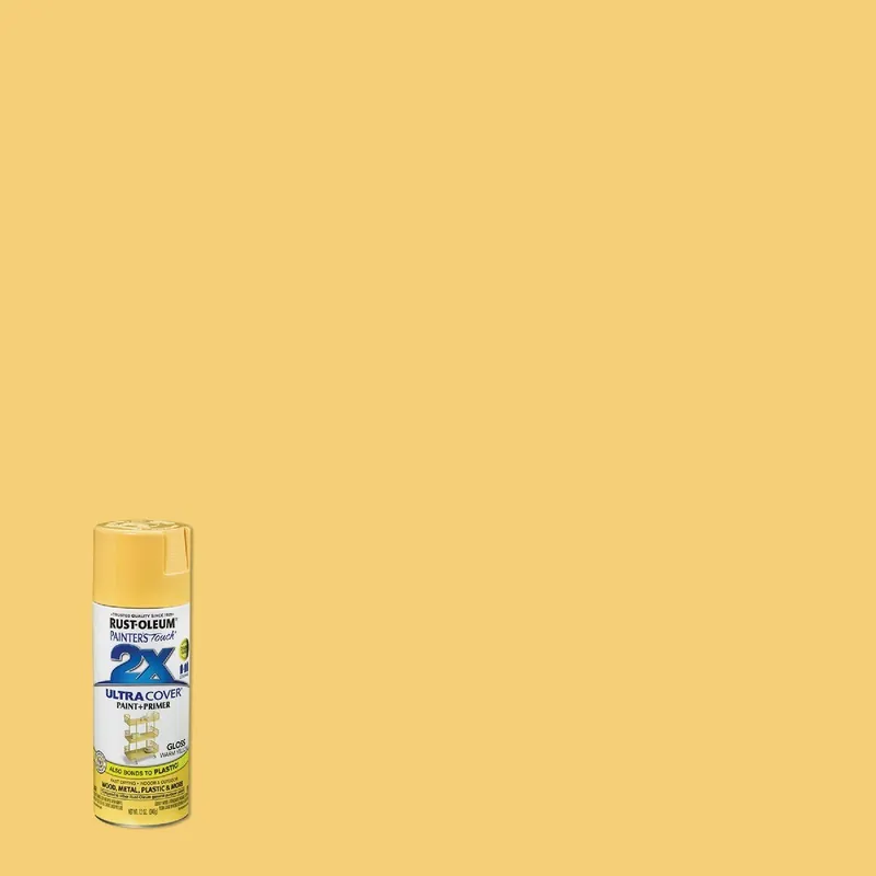 Rust-Oleum 249091 Painter's Touch 2X Ultra Cover 12 Oz. Gloss Paint + Primer Spray Paint