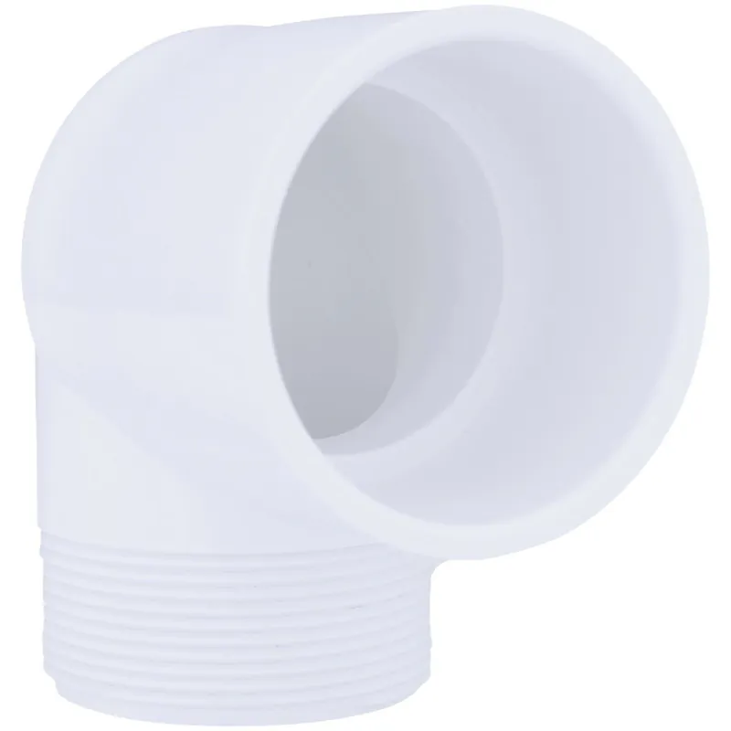 Charlotte Pipe PVC023061600HA 2 In. Slip x Male Schedule 40 90 Deg. Street PVC Elbow (1/4 Bend)