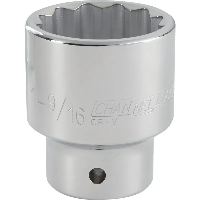 Channellock 314102 3/4 In. Drive 1-9/16 In. 12-Point Shallow Standard Socket