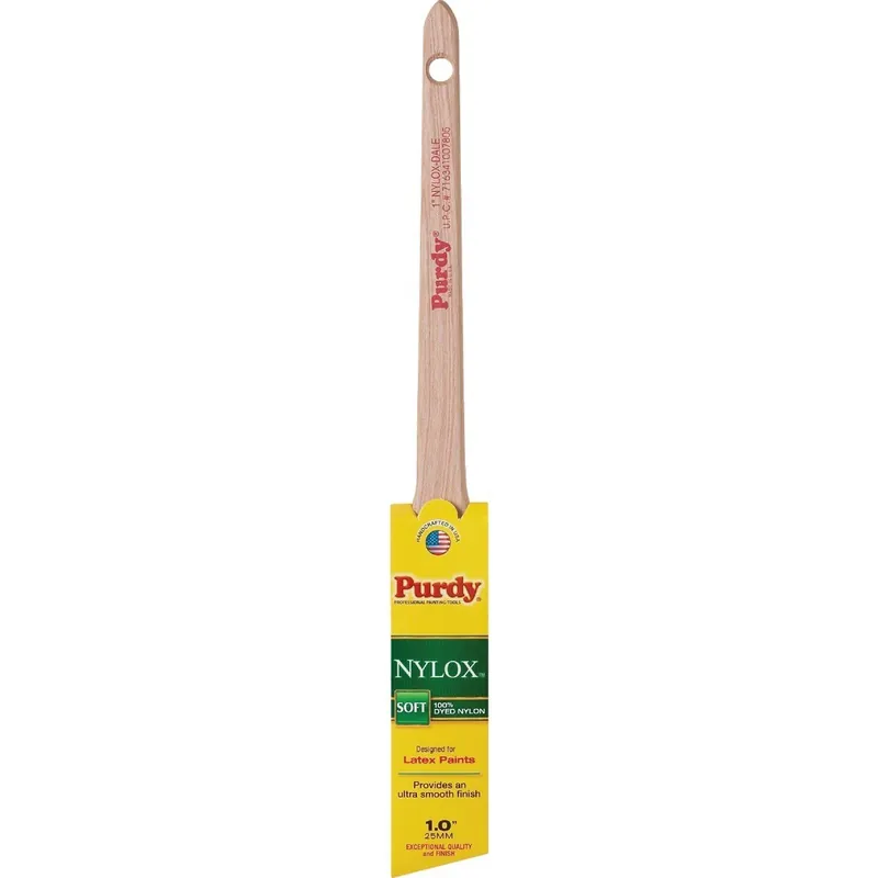 Purdy 144080210 Nylox Dale Soft Paint Brush 1 In. Angular Trim