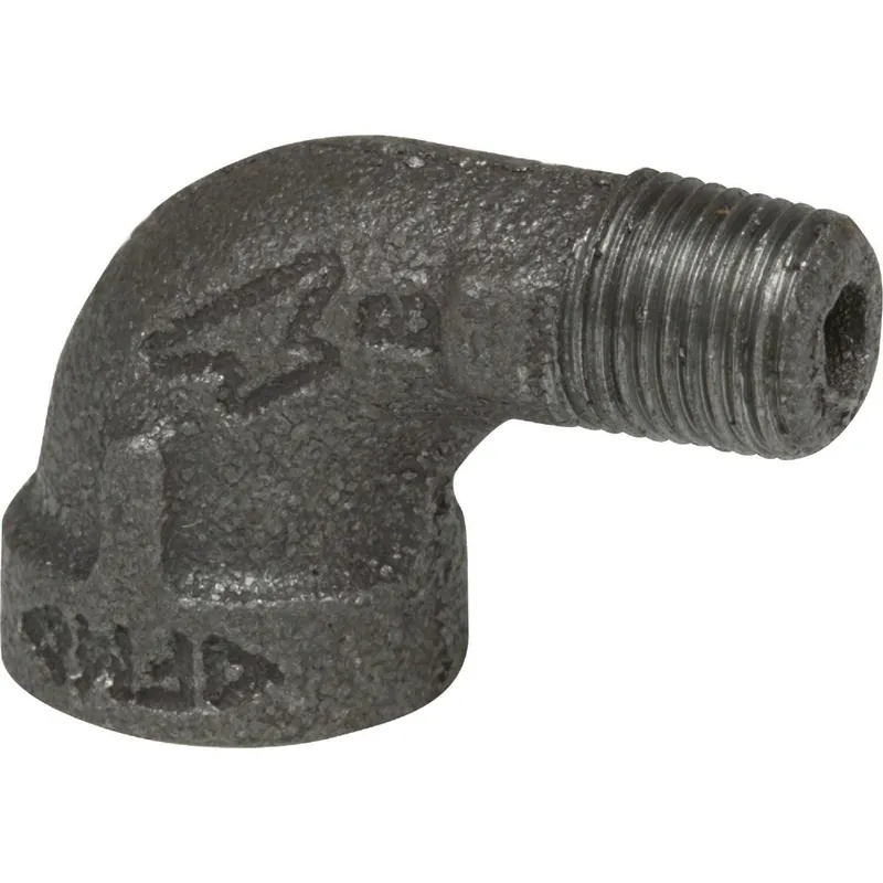Anvil 8700127551 2 In. 90 Deg. Malleable Black Iron Elbow (1/4 Bend)