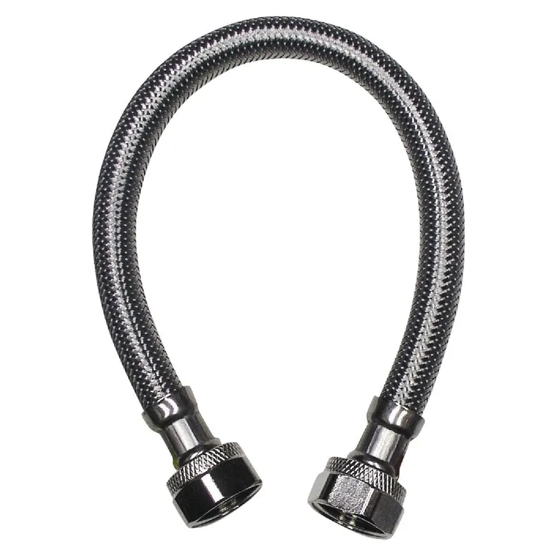 B&K 496-017 1/2 In. F X 1/2 In. F X 48 In. L Stainless Steel Faucet Connector