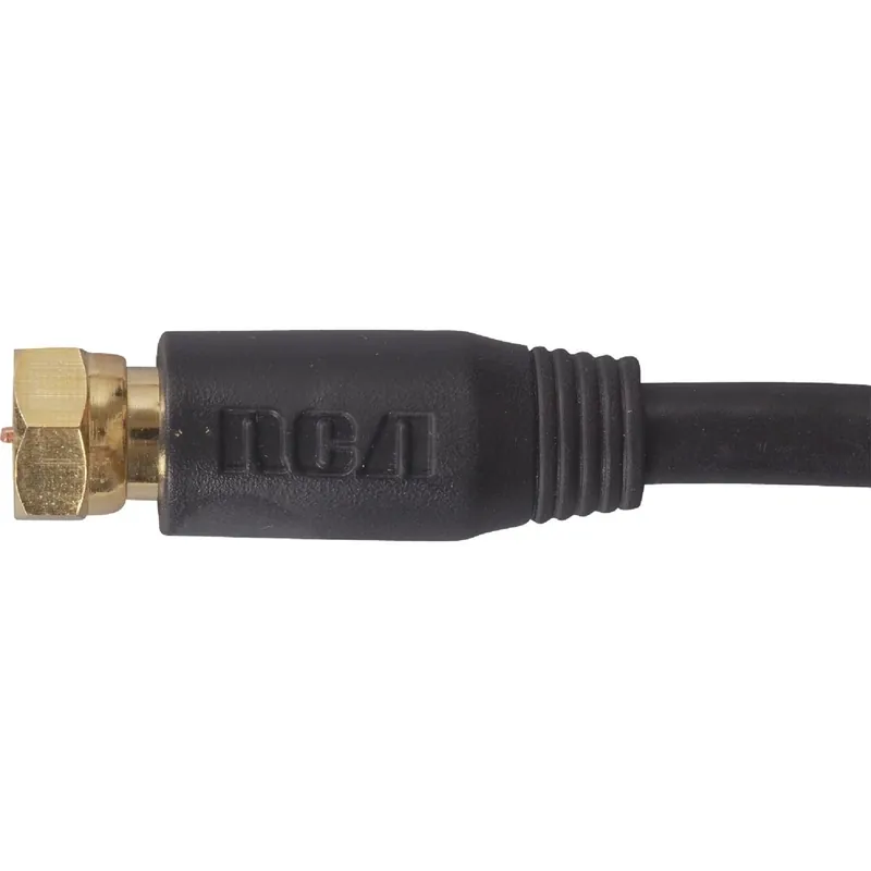 RCA VHB6111GR 100 Ft. Black Digital RG6 Coaxial Cable