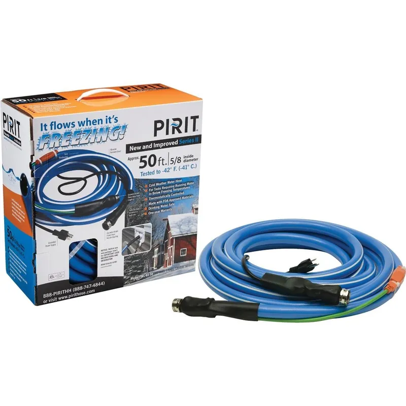 Pirit PWL-05-50 Heated Water Hose 5/8 In. Dia. x 50 Ft. L.