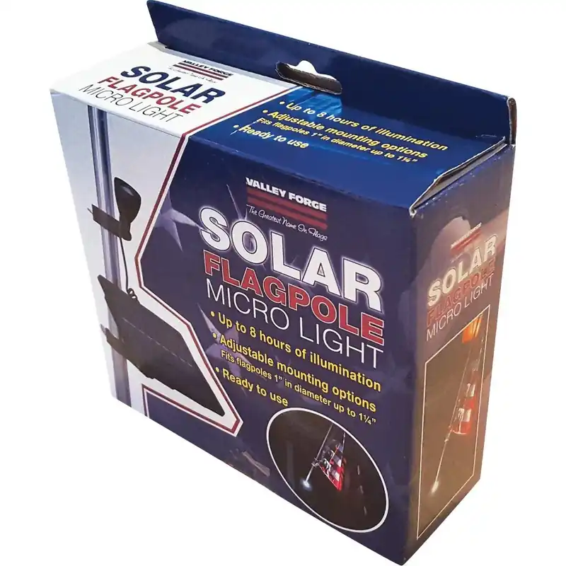 Valley Forge FPML-1 Freedom LED Solar 8 Hr. Run Time Flag Light