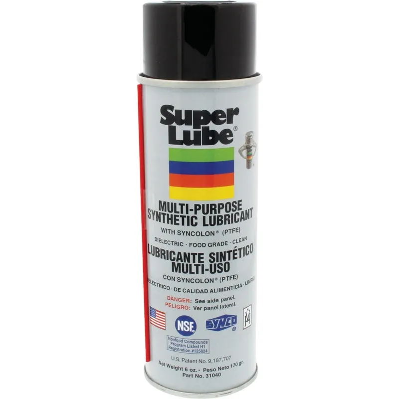 Super Lube 31040 Synthetic Multi-Purpose Lubricant 6 Oz. Aerosol 31040