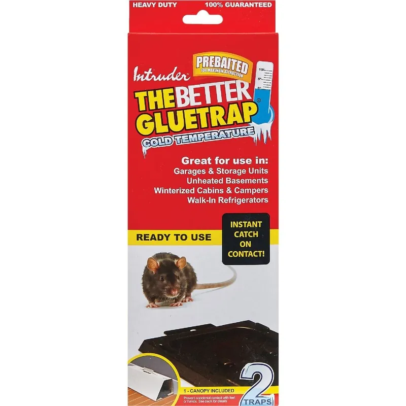 Intruder 17515 The Better Glue Trap Cold Temperature Rat Trap (2-Pack)