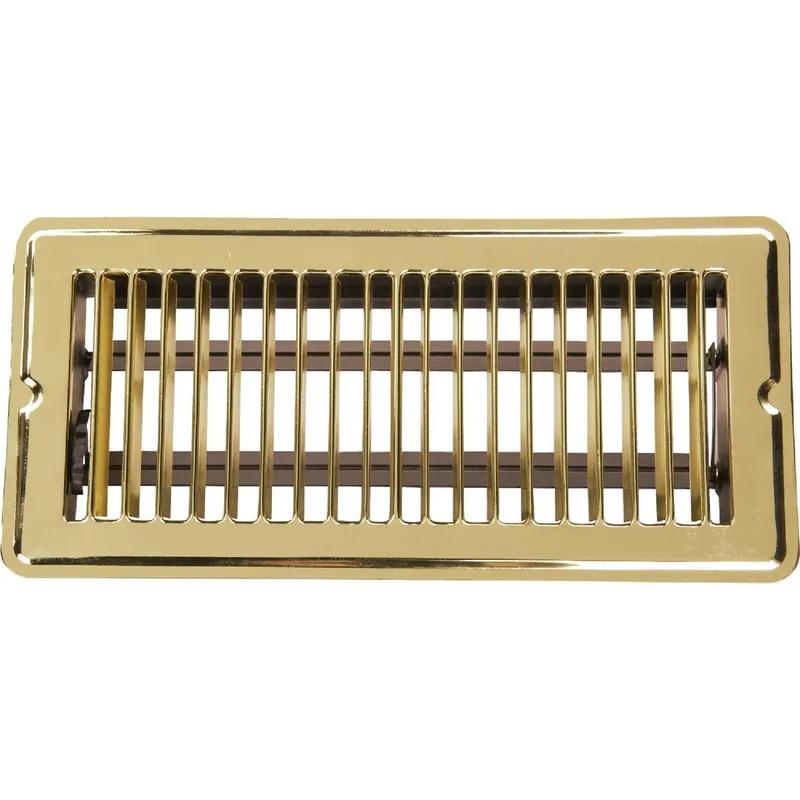 Home Impressions 1FL0410BB-NH Bright Brass Floor Register