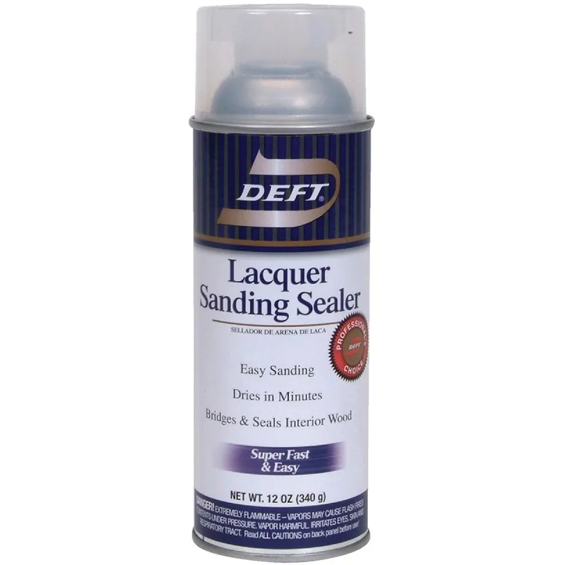 Deft DFT015/54 Clear Lacquer Sanding Sealer 12 Oz