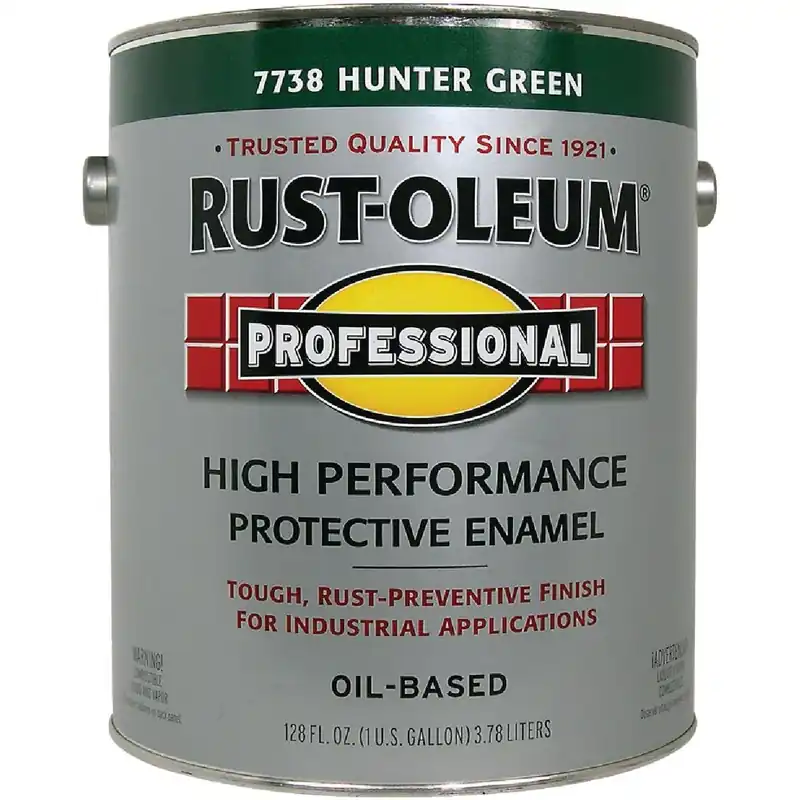 Rust-Oleum 7738402 Professional Oil Based Gloss Protective Rust Control Enamel Hunter Green 1 Gal.