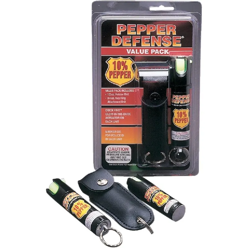Pepper Defense PDVP1 Pepper Value Pack Self-Defense Spray