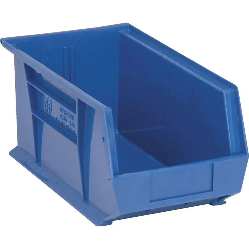 Quantum Storage RQUS240BL-UPC Large Blue Stackable Parts Bin