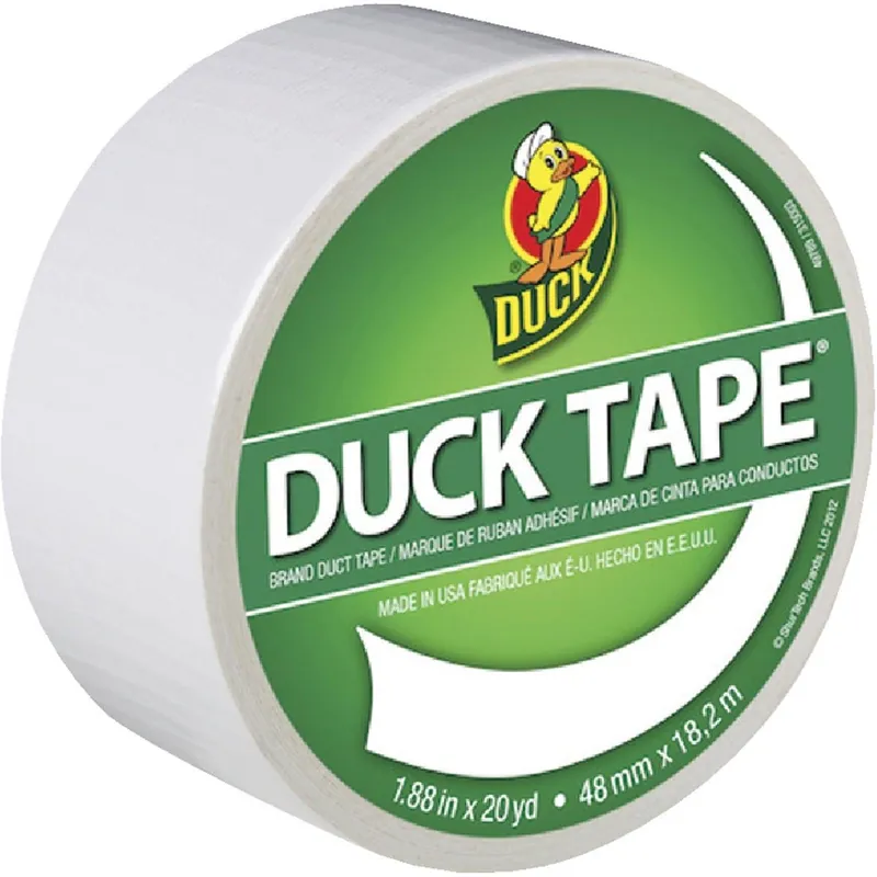 Duck Brand 1265015 Duct Tape 1.88 In. x 20 Yd. Colored Duct Tape, White