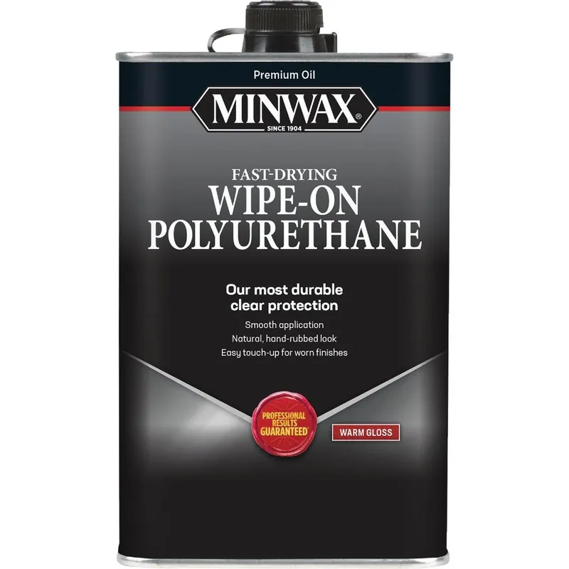 Minwax 40900000 Warm Gloss Wipe-On Interior Polyurethane 1 Pt.