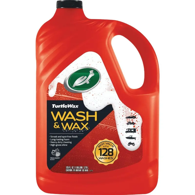 Turtle Wax 53499 Liquid Car Wash and Wax 128 Oz