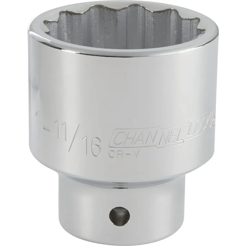 Channellock 309079 3/4 In. Drive 1-11/16 In. 12-Point Shallow Standard Socket