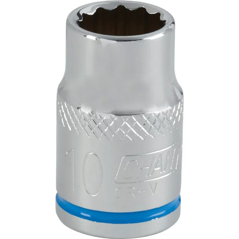Channellock 308129 3/8 In. Drive 10 mm 12-Point Shallow Metric Socket