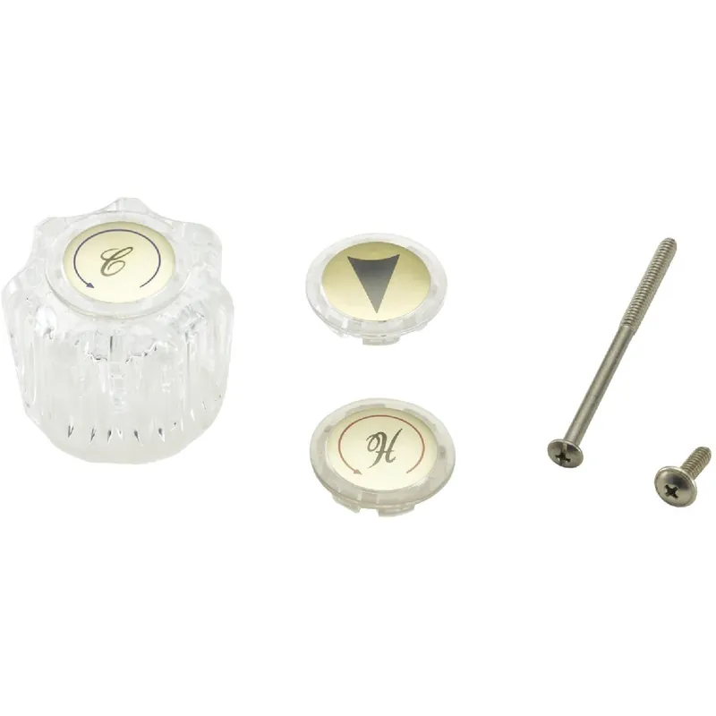 Home Impressions A662027CP-JPF1 Hot/Cold Arrow Acrylic Handle Repair Kit
