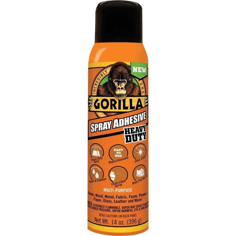 Gorilla Glue 6301502 Heavy-Duty Multi-Purpose Spray Adhesive 14 Oz