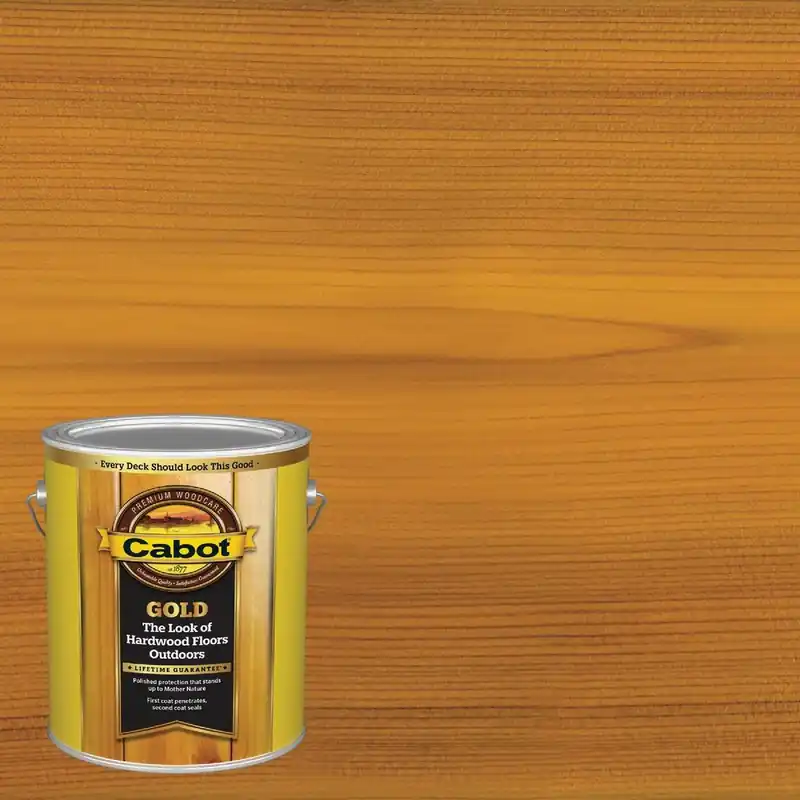 Cabot 140.0003470.007 Gold Exterior Stain Sun-Drenched Oak 1 Gal. Replacement MPN
