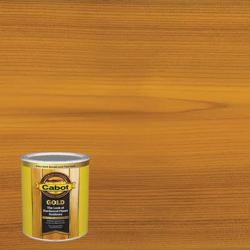 Cabot 140.0003470.005 Gold Exterior Stain Sun-Drenched Oak 1 Qt. Replacement MPN