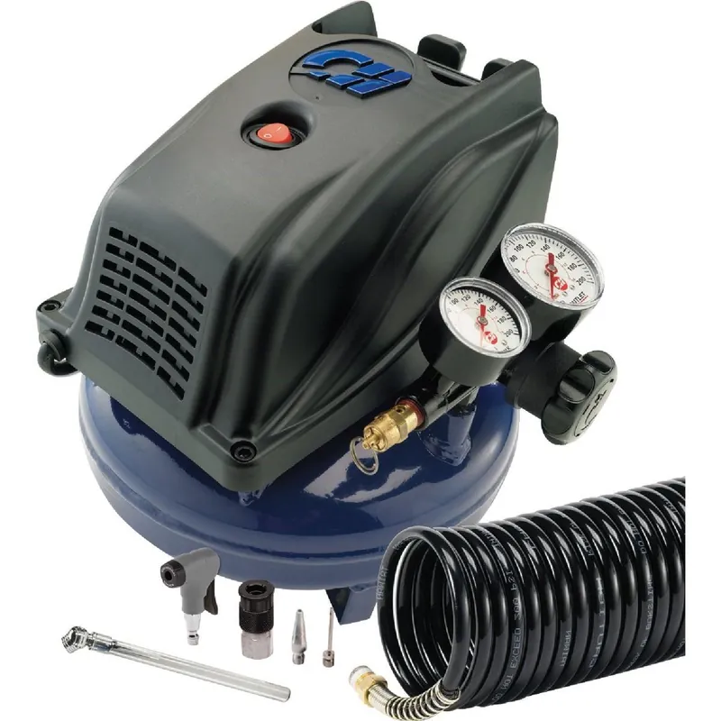 Campbell Hausfeld DC010010DI 1 Gallon Oil-Free Air Compressor with 12-Piece Kit