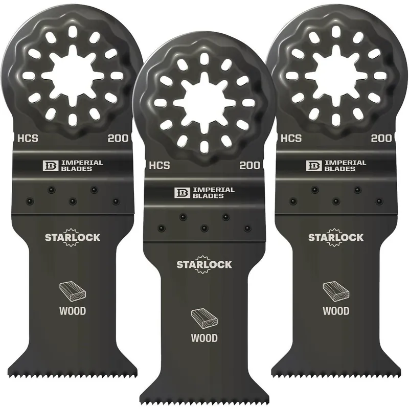 Imperial Blades IBSL200-3 Fast Wood Oscillating Blade (3-Pack)