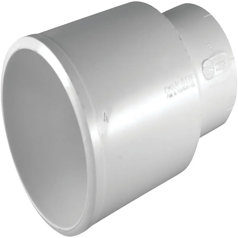 Charlotte Pipe PVC011170600HA Coupling 4 In. Schedule 30 DWV 600 Series