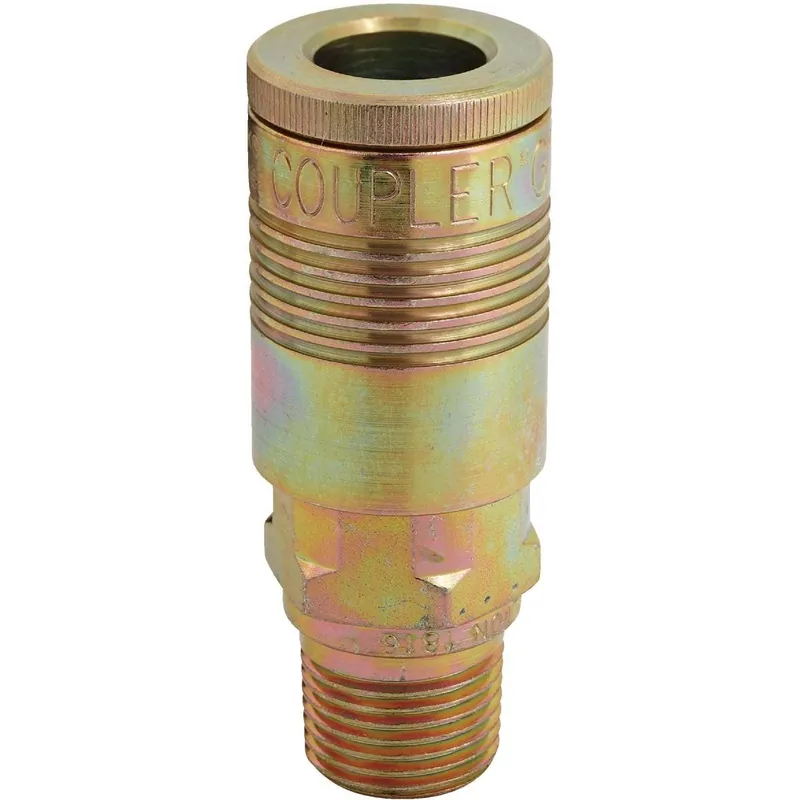 Milton S-1816 MNPT Steel Coupler