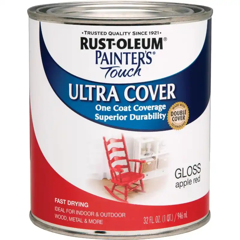Rust-Oleum 1966502 Painter's Touch 2X Ultra Cover Premium Latex Paint 1 Qt.