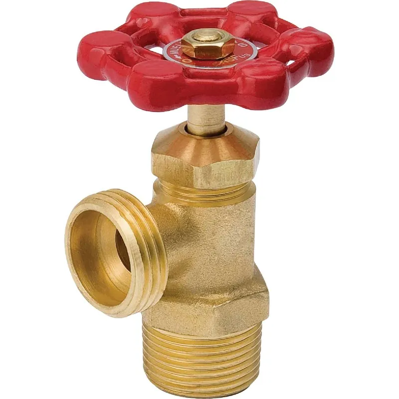 ProLine 102-003NL 1/2 In. MIP x 3/4 In. Hose Thread Brass Cast Iron Boiler Drain