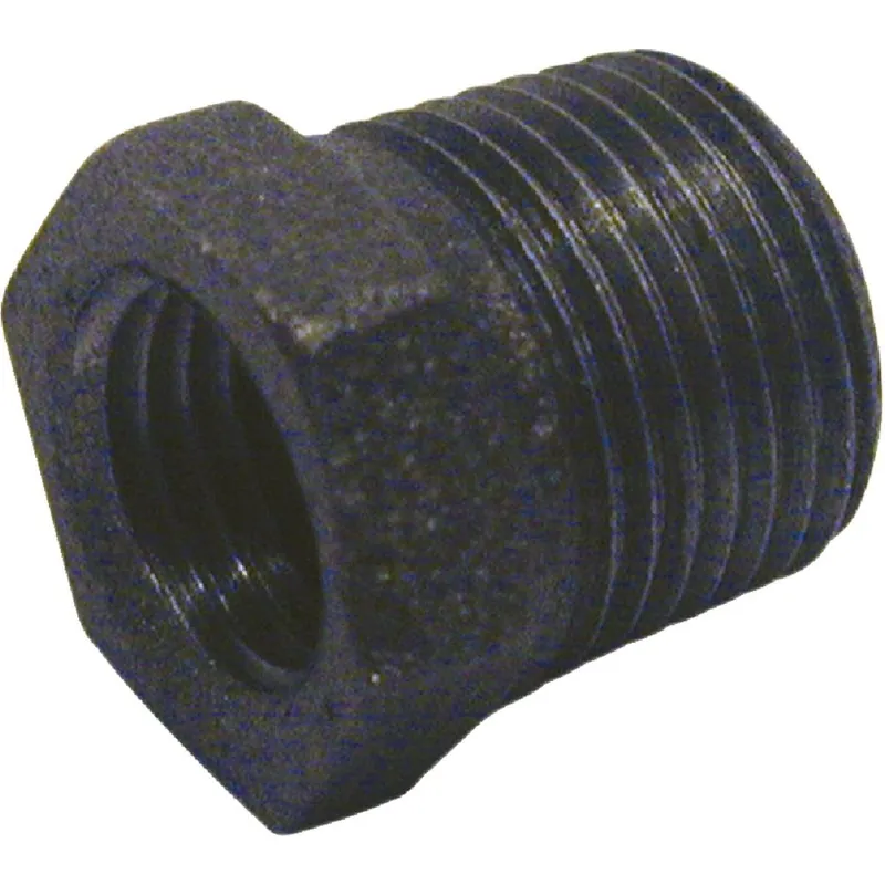 B&K 521-983HN 2 In. x 1/2 In. Hexagon Black Iron Bushing