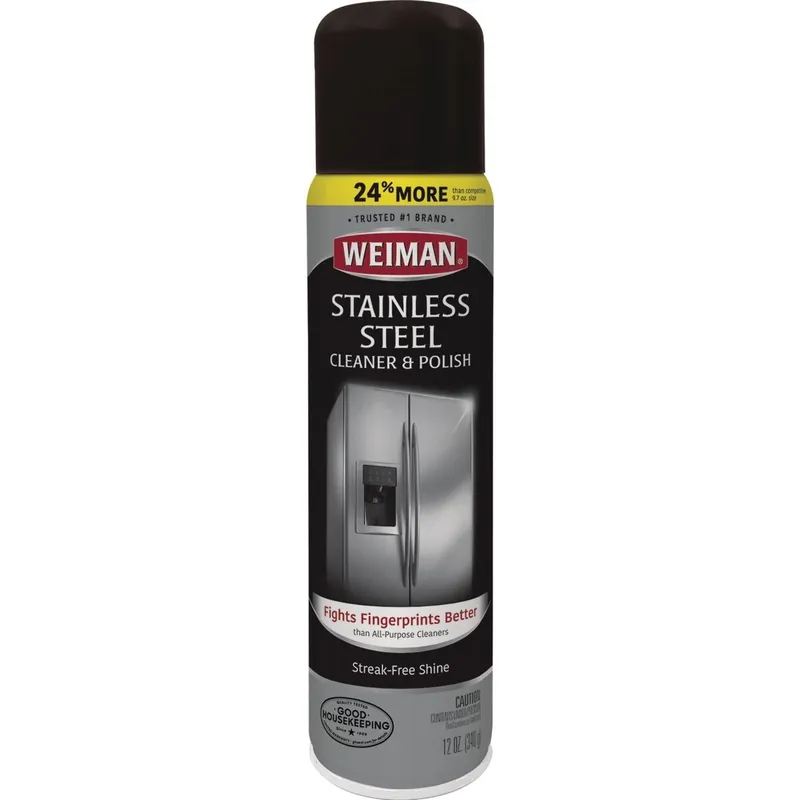 Weiman 02 WIM02 12 Oz. Aerosol Stainless Steel Cleaner & Polish