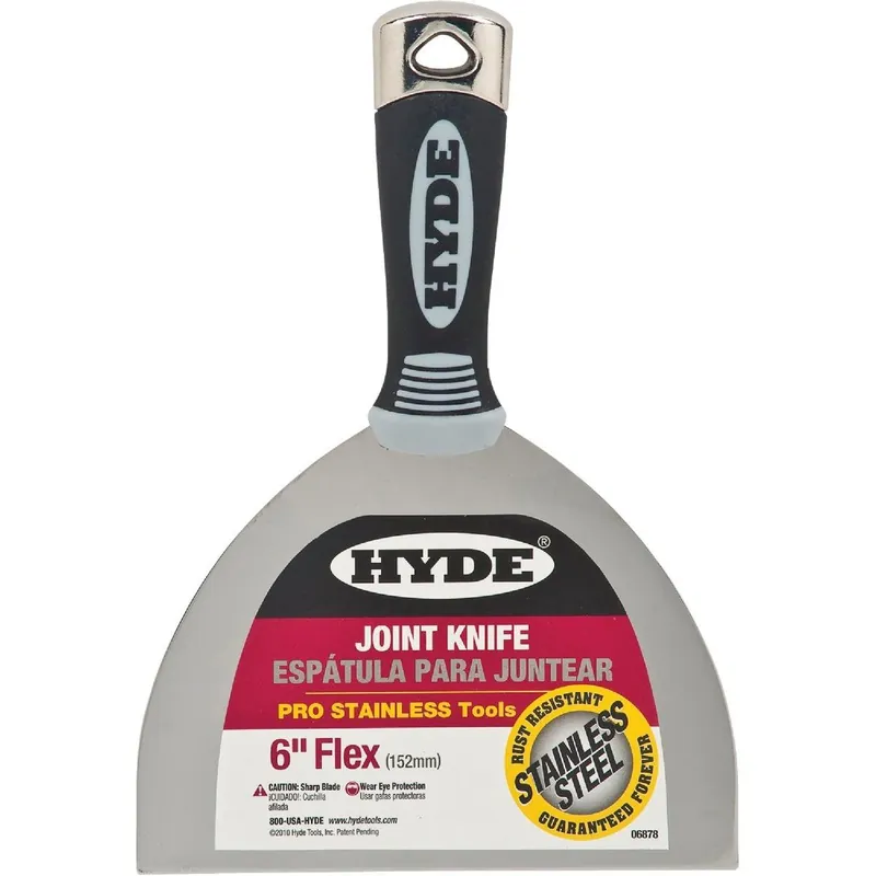 Hyde 06878 Pro Stainless 6 In. Flex Joint Knife