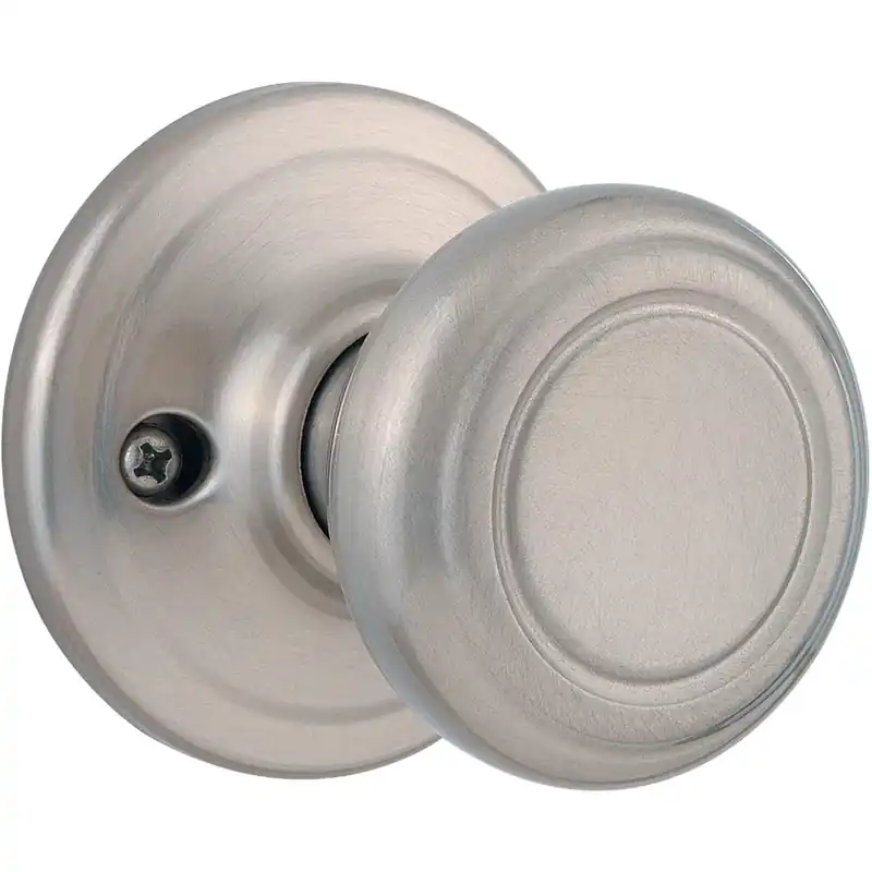 Kwikset 788CN15CP Cameron Dummy Door Knob Satin Nickel
