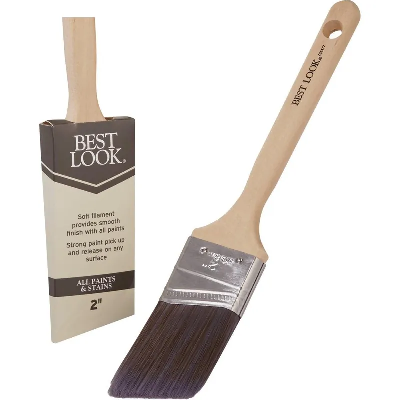 Best Look 784477 2 In. Angle Polyester Paint Brush