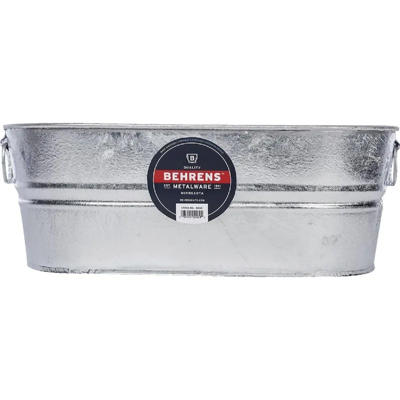 Behrens 0-OV BHN0-OV Utility Tub 5.5 Gal. Oval Round Replacement MPN