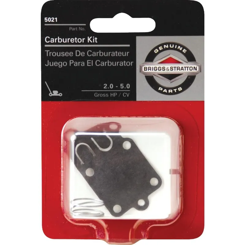 Briggs & Stratton 5021K Carburetor Diaphragm Kit With 690766 Spring