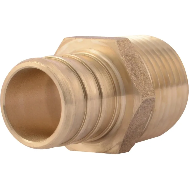 SharkBite UC138LFA 3/4 In. CF x 1/2 In. MPT Brass PEX Adapter