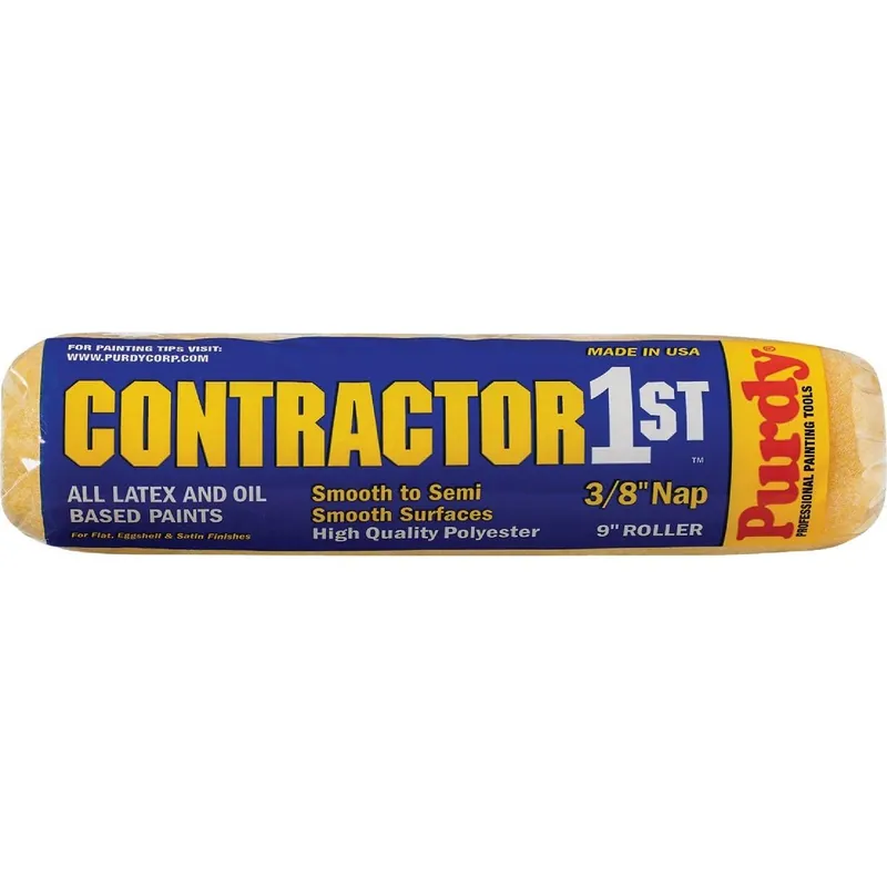 Purdy 144688092 Contractor 1st 9 In. x 3/8 In. Knit Fabric Roller Cover